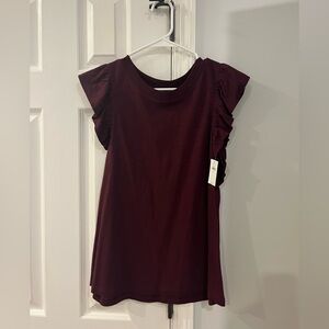 Banana Republic Burgundy Malibu Tee